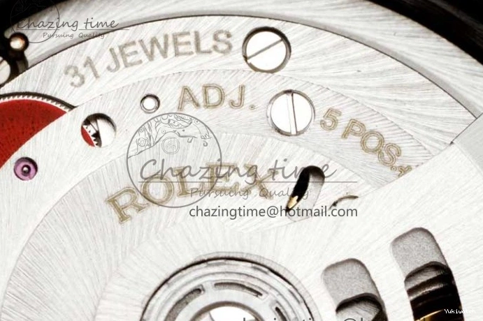 DIWF 904L SA3235 1:1 YG DateJust on Steel Bracelet Jubilee 36mm Best SS Markers Gray Dial Edition Green 0404